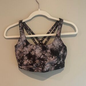 lululemon athletica Tie-Dye Sibori Magnum Black Sports Bra